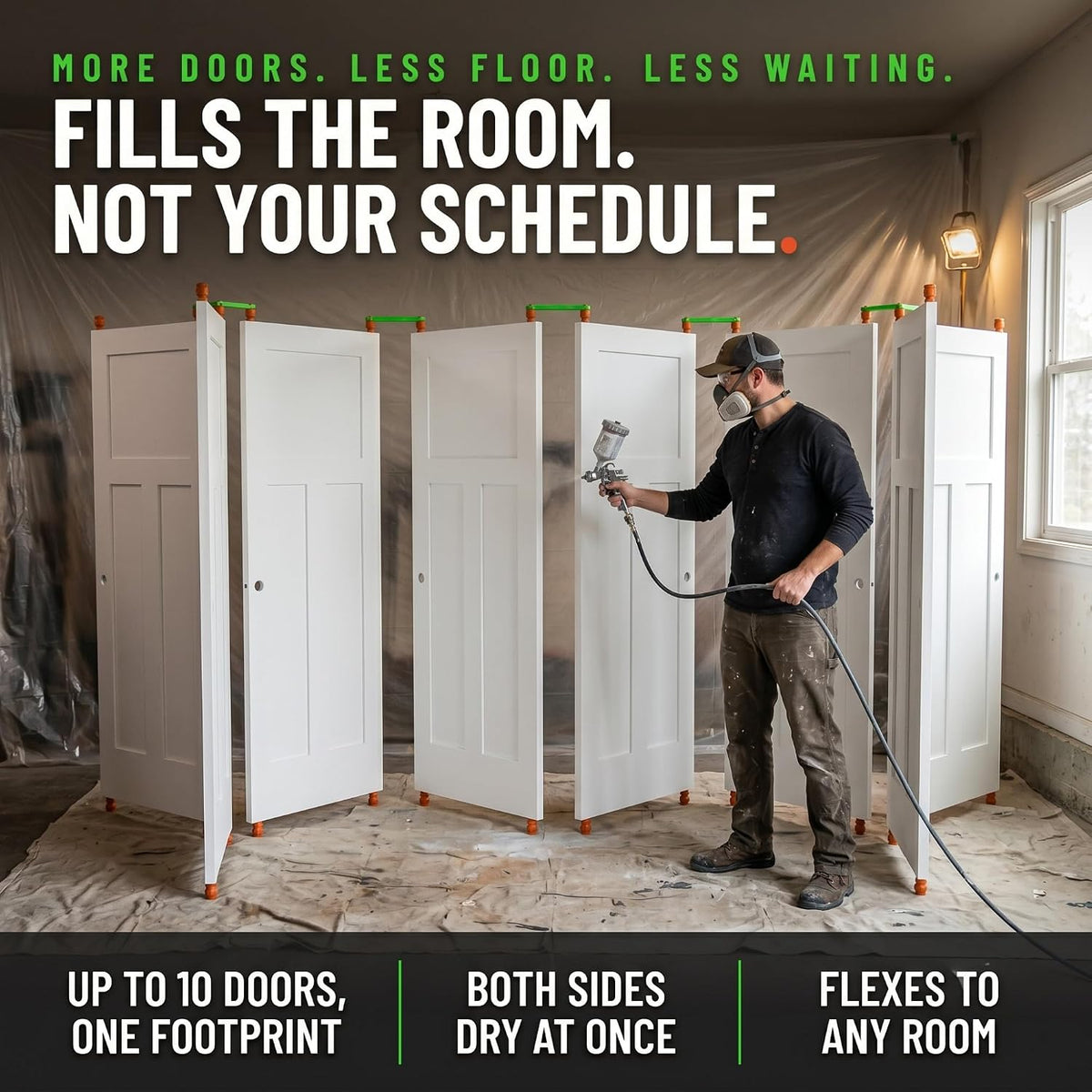 Door Painting Brace System