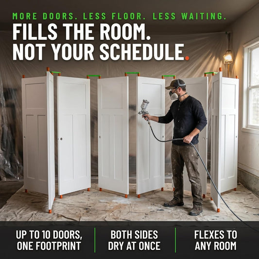 Door Painting Brace System