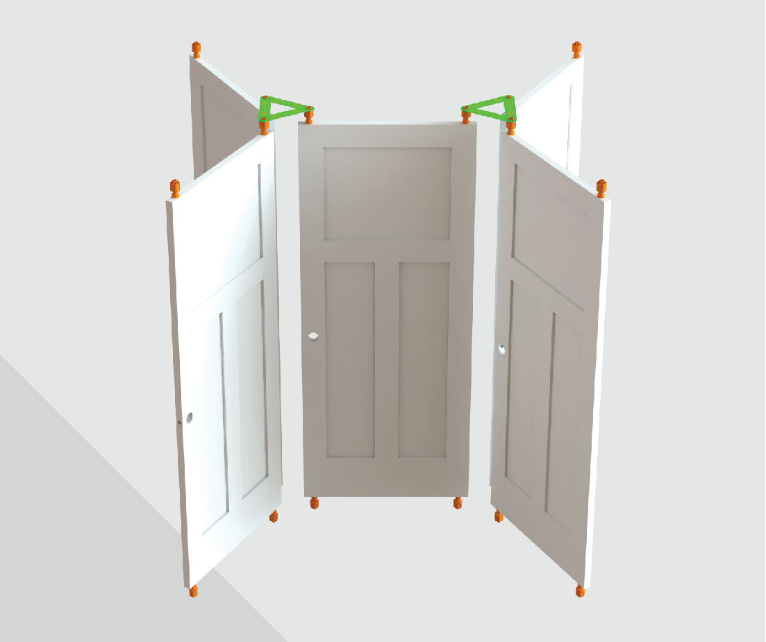 Door Painting Brace System