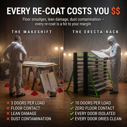 10 Level Paint Drying Rack with Custom Carry Bag