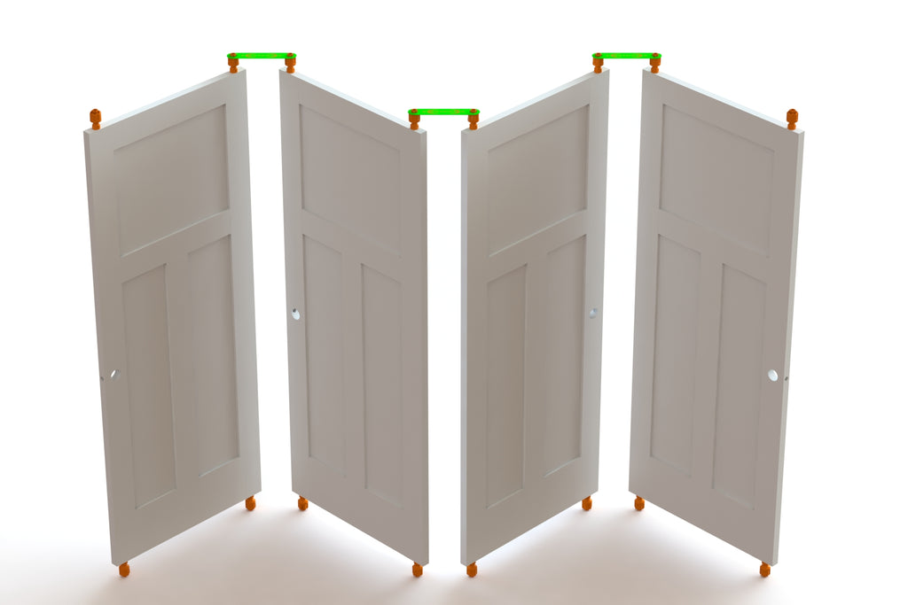 Paint or Stain Your Door Easily With Hinge Stand Kit For Homeowners and  DIYers